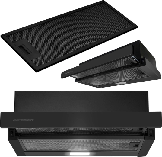 Teleskopická digestoř 50 cm černá BERDSEN