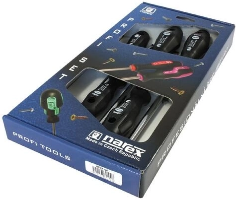 Sada plochých šroubováků PROFI, 5 dílů