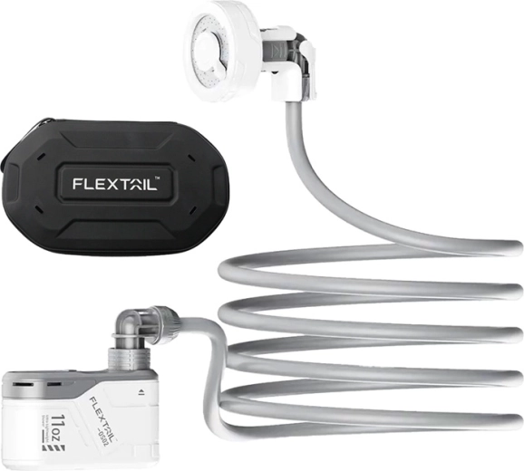 Flextail max přenosná sprcha s pouzdrem bílá