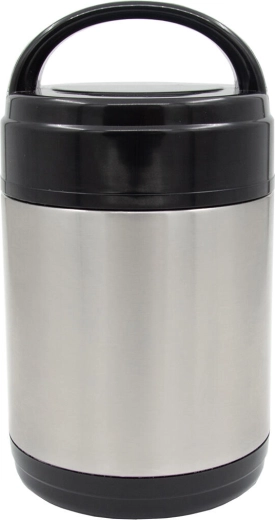 Nerezová termoska na jídlo s termo obalem a miskami 1,0 l