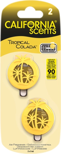 Vůně do auta California Scents Mini Diffuser Tropical Colada