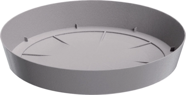 Miska pod květináč LOFLY 12,5 cm šedý kámen