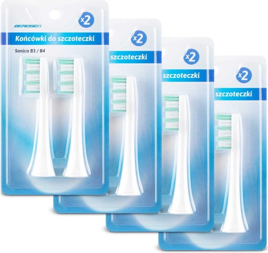 Náhradní hlavice pro sonický kartáček Berdsen, 8 ks