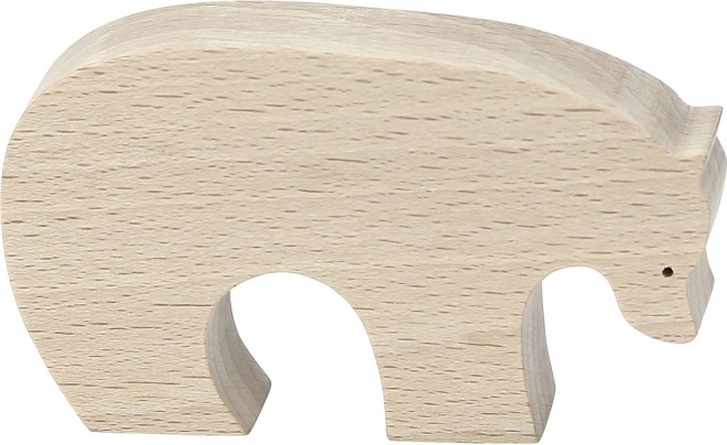 Dřevěná figurka medvěda