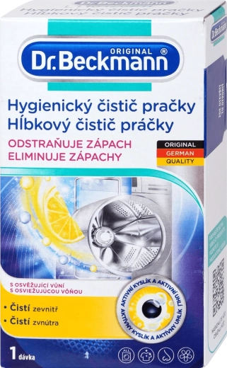 Hygienický čistič pračky s aktivním uhlím 250 g DR. BECKMANN