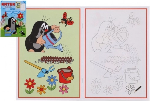 Omalovánka A5 Krtek – vybarvi a obtahuj
