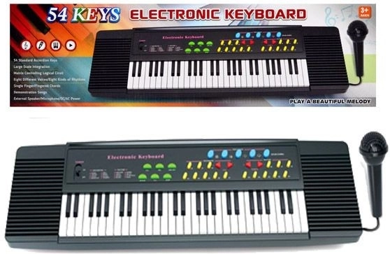 Dětské varhánky (keyboard) s mikrofonem 50 cm - 1 kus