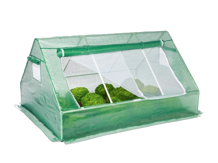 Zahradní mini skleník zelený 180 × 140 × 94 cm