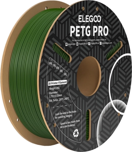 Filament ELEGOO PETG Pro olivově zelený