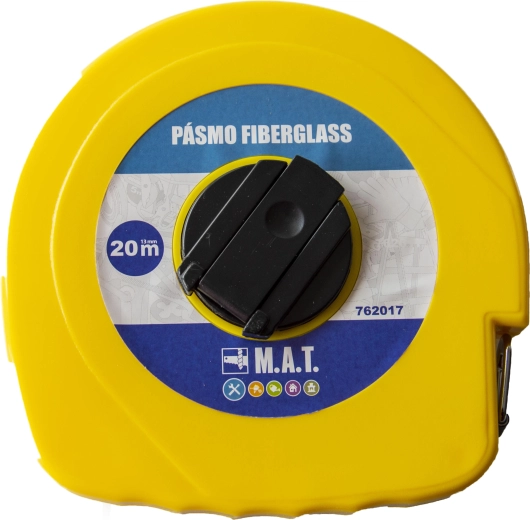 Sklolaminátové měřicí pásmo 20 m, 13 mm