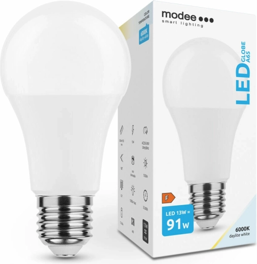 LED žárovka Modee Smart Lighting Globe E27 13 W studená bílá