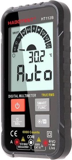 True rms digitální multimetr habotest ht112b