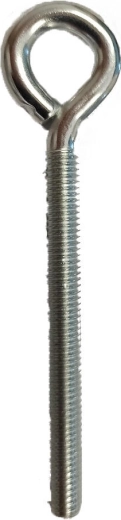Zavřené očko s metrickým závitem M8 × 80 pozinkované (75 ks)