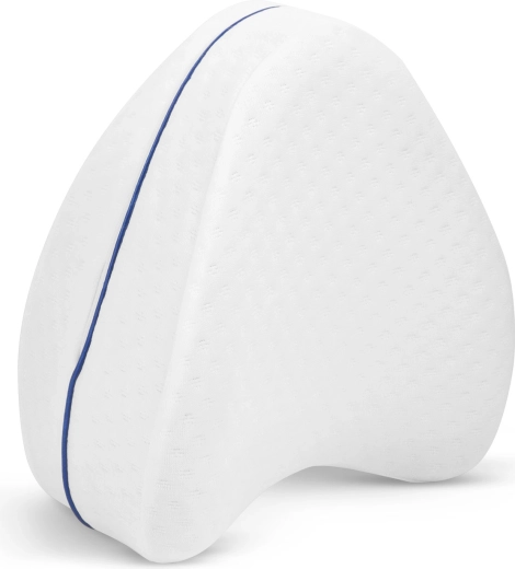 Ergonomický polštář mezi nohy z paměťové pěny s odnímatelným potahem