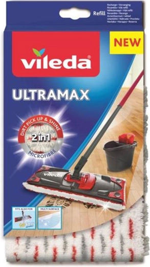 Vileda Ultramax náhradní hlavice Microfibre 2v1 na tvrdé podlahy