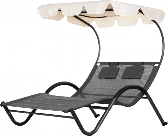 Zahradní dvojlehátko s baldachýnem MULTIGARDEN