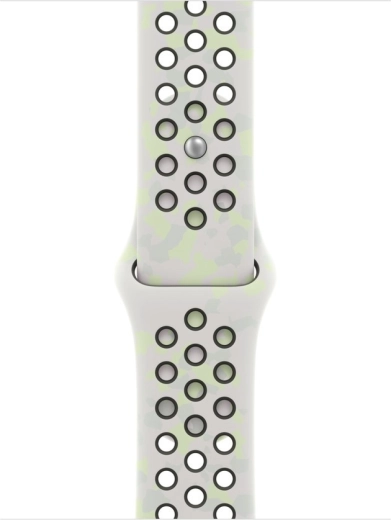 Nike sportovní řemínek pro pouzdro 42 mm, klasická bílá, S/M