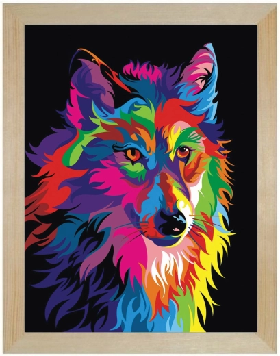 Dřevěný rám z borovice pro diamond painting 30 × 40 cm