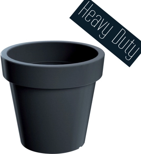 Květináč Lexo Round 100 cm antracit