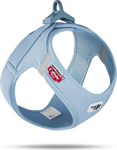 Curli air-mesh postroj se sponou skyblue 2XS (2–4 kg)