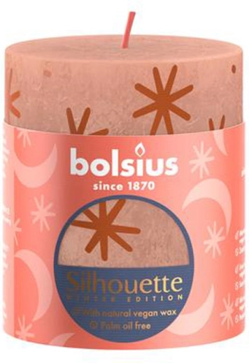 Svíčka rustik krémový karamel 80 × 68 mm