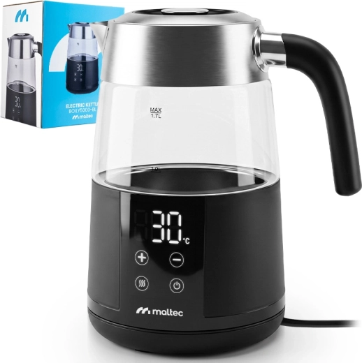 MalTec elektrická konvice s regulací teploty 1,7 l