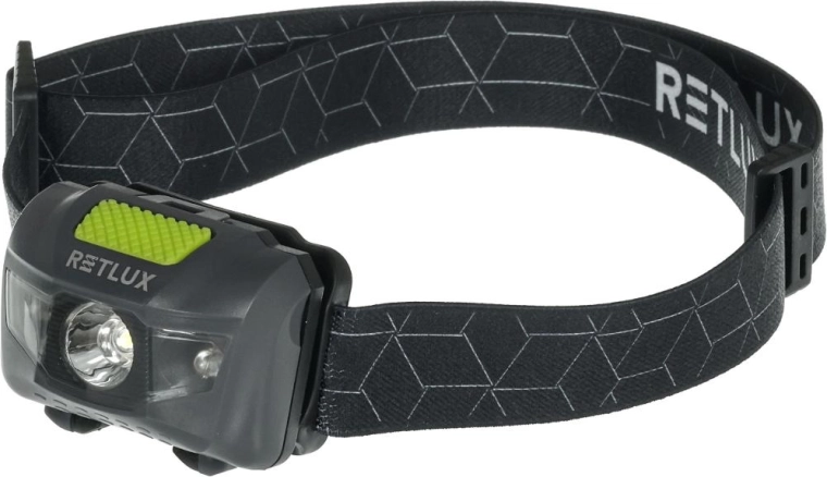 Retlux čelovka RPL 55 Grey 3 W