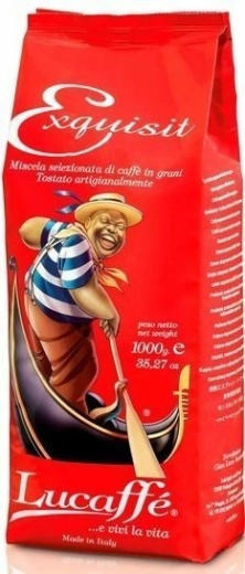 Lucaffé Exquisit zrnková káva 1 kg (90 % arabica, 10 % robusta)