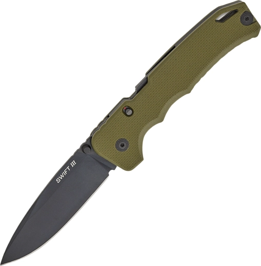 Zavírací kapesní nůž Cold Steel Swift III s asistovaným otevíráním 10,2 cm, G10 zelený