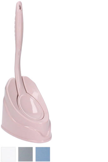 Toaletní kartáč s držákem – kompaktní plastová sada