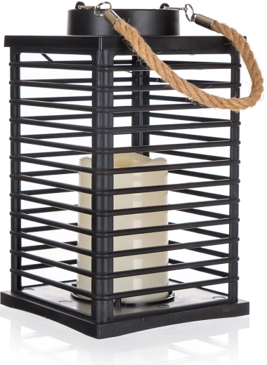 Solární lucerna Stripes 24 cm