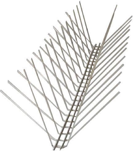 Ochranné hroty proti holubům z nerezu 50 × 10 cm, 40 hrotů