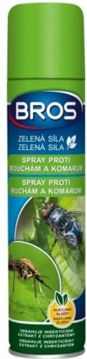 Bros Zelená síla sprej proti mouchám a komárům 300 ml