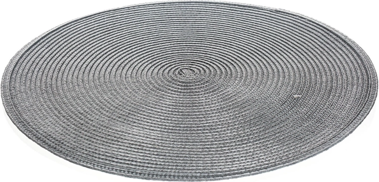 Prostírání Tondo šedé 38 cm