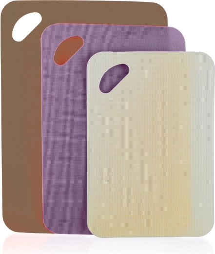 Sada protiskluzových krájecích prkének CULINARIA, 3 ks