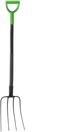 Zahradní vidle 4hroté se stalovou násadou 120 cm s D rukojetí