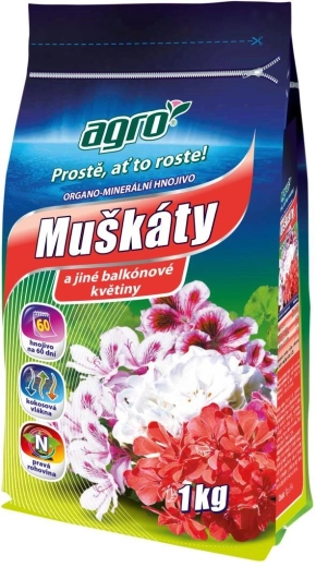 Hnojivo pro muškáty OM 1 kg
