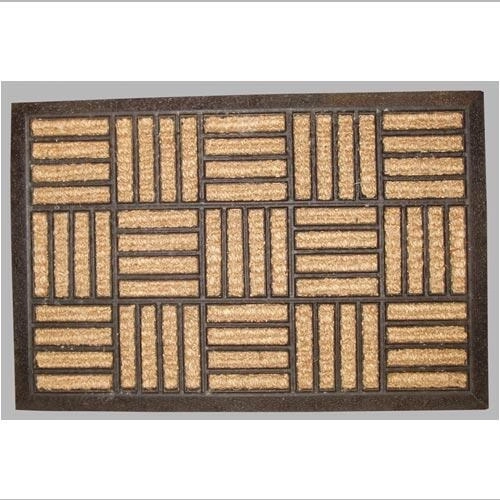 Rohož Criss Cross 40 × 60 cm z kokosového vlákna a PP