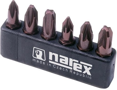 Sada bit nástavců 1/4" – 6dílná, šestihranné, PH a PZ