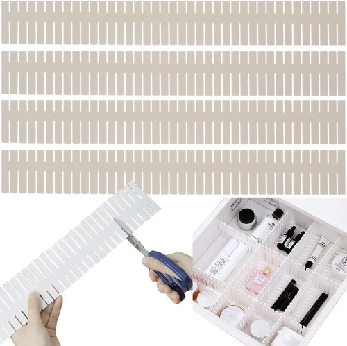 Plastový dělící organizér do zásuvky 4ks