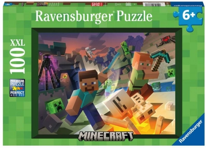 Puzzle RAVENSBURGER Minecraft – 100 dílků