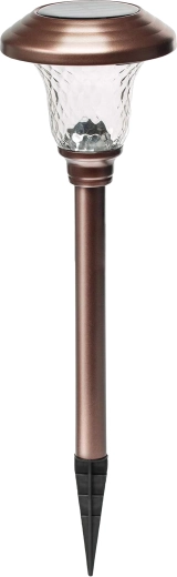 Solární zahradní zápichové lampy 42 cm, sada 6 ks