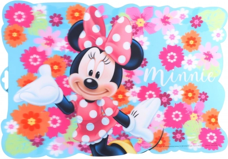 Tvarovaný plastový prostírání 43×28 cm MINNIE BLOOM