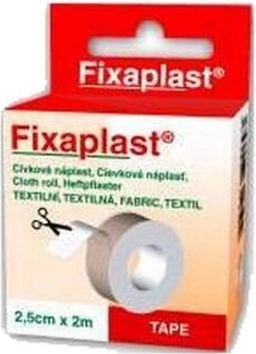 Fixaplast textilní náplast v cívce 2,5 cm × 2 m