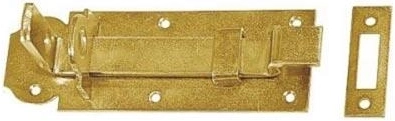 Zástrč zamykací typ Z 120 × 45 × 5 mm, galvanicky žlutý zinek