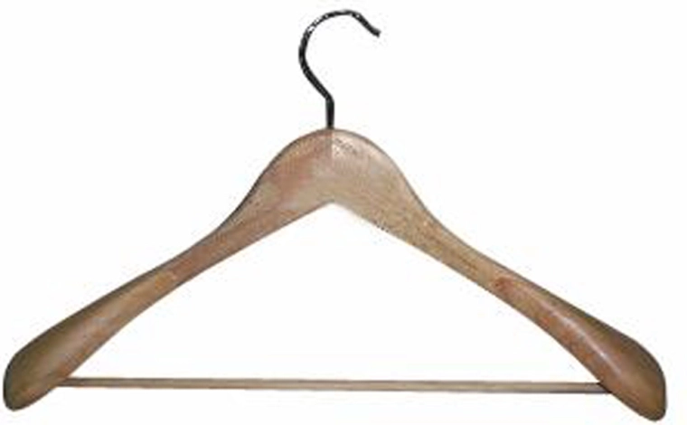 Dřevěné ramínko na šaty Toro s otočným háčkem