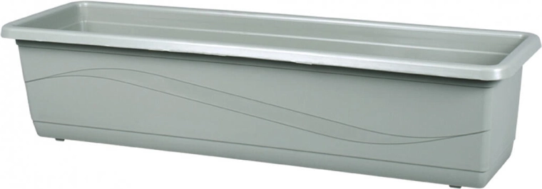 Truhlík Lobelia Modern 60 cm – světle zelený plastový květináč