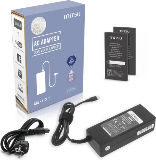 Nabíječka a napájecí adaptér Mitsu 90 W USB‑C Power Delivery