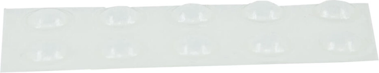 Samolepicí čiré půlkulaté dorazy 6,4 × 1,6 mm (10 ks) BS-40