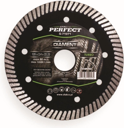 Diamantový kotouč 125 mm Turbo STALCO